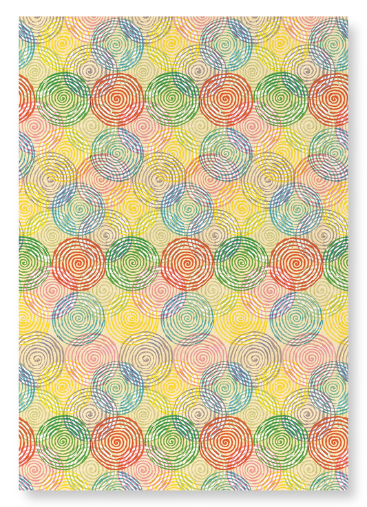 CIRCLES OF LIGHT COLOURS: Japanese Art Print