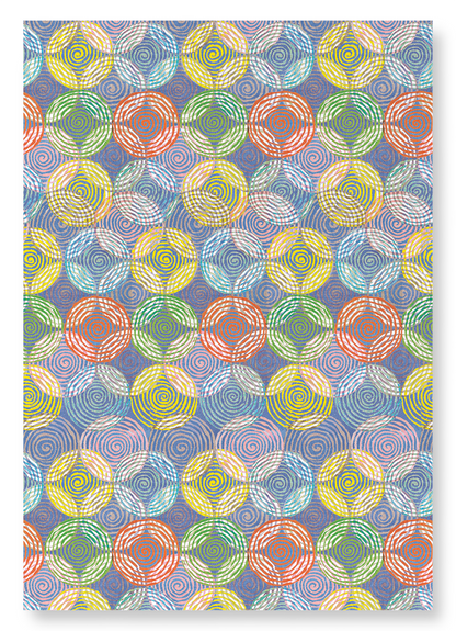 CIRCLES OF COLOURS: Japanese Art Print