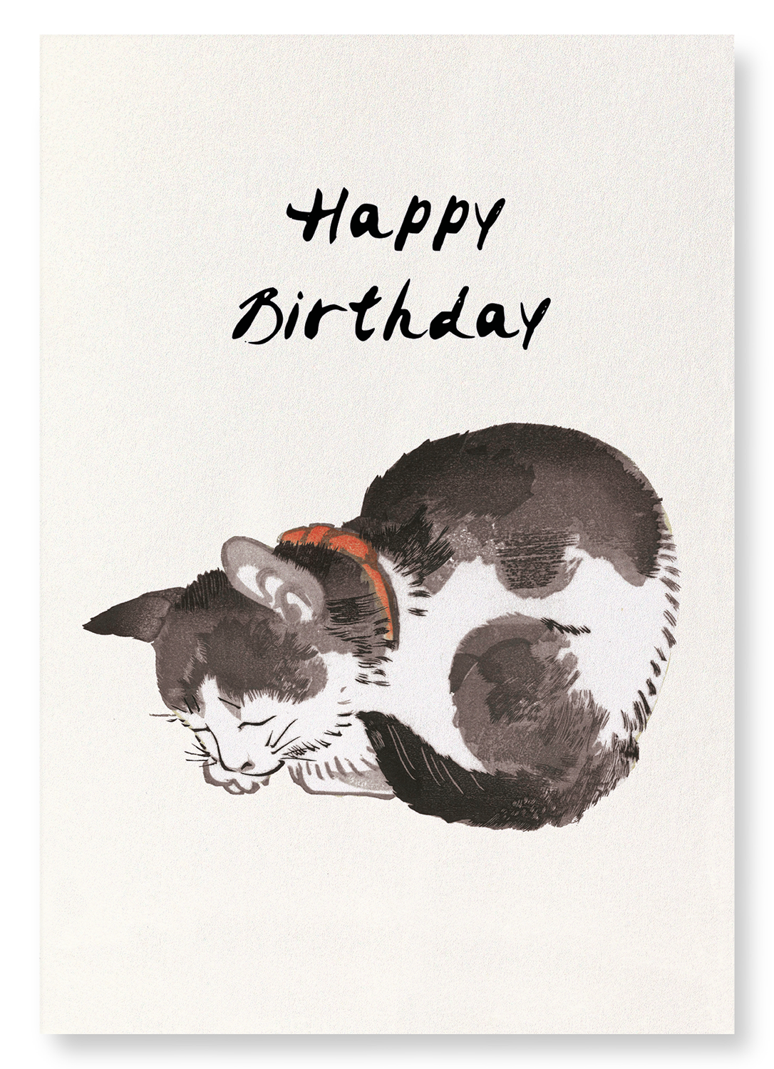 HAPPY BIRTHDAY CAT: Japanese Art Print