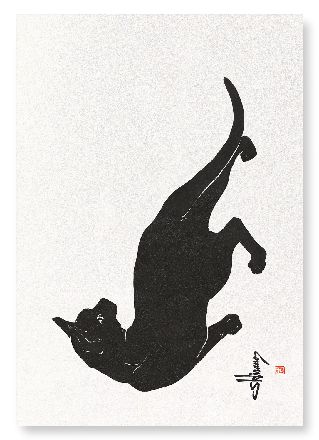 CAT NO.7: Japanese Art Print