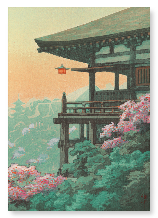 KIYOMIZU TEMPLE (1930): Japanese Art Print