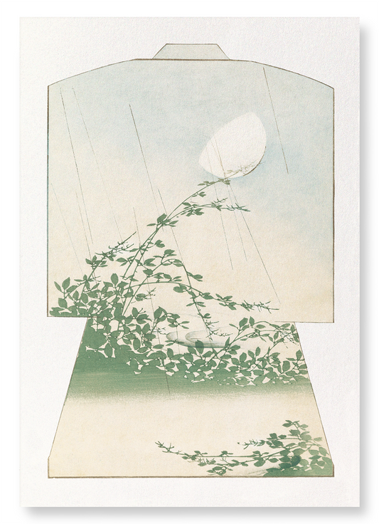 KIMONO RAINY NIGHT IN AUTUMN (1899): Japanese Art Print