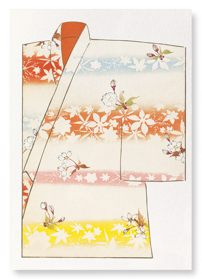 KIMONO OF SPRING AND AUTUMN (1899): Japanese Art Print