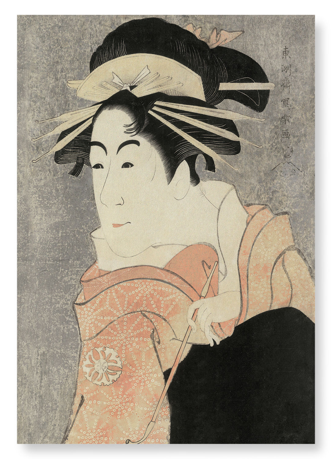 ACTOR YONESABURO BY SHARAKU: Japanese Art Print
