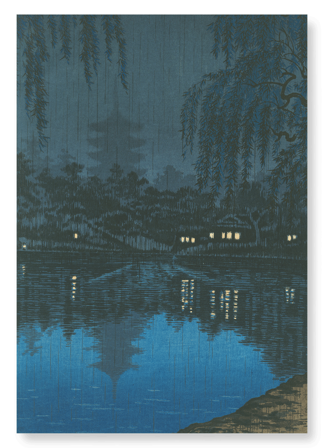 POND OF SARUSAWA LAKE (1941): Japanese Art Print