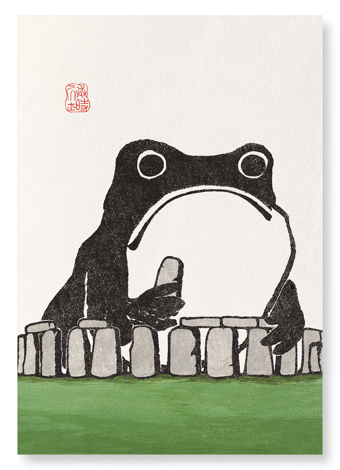 STONEHENGE EZEN FROG: Ezen Frog Art Print