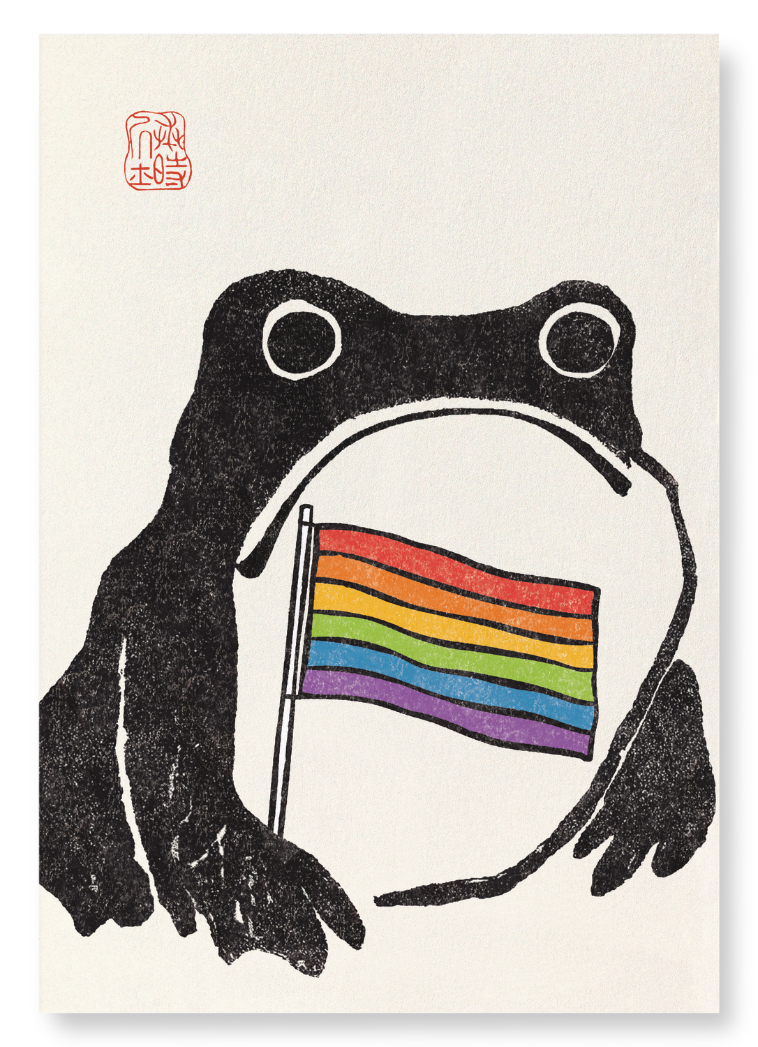 LGBTQ+ EZEN FROG: Art Print