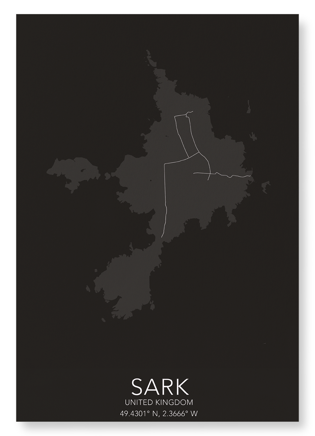 SARK FULL MAP: Map Full Art Print