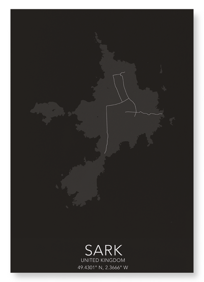 SARK FULL MAP: Map Full Art Print