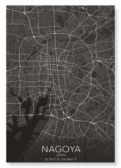 NAGOYA FULL: Map Full Art Print
