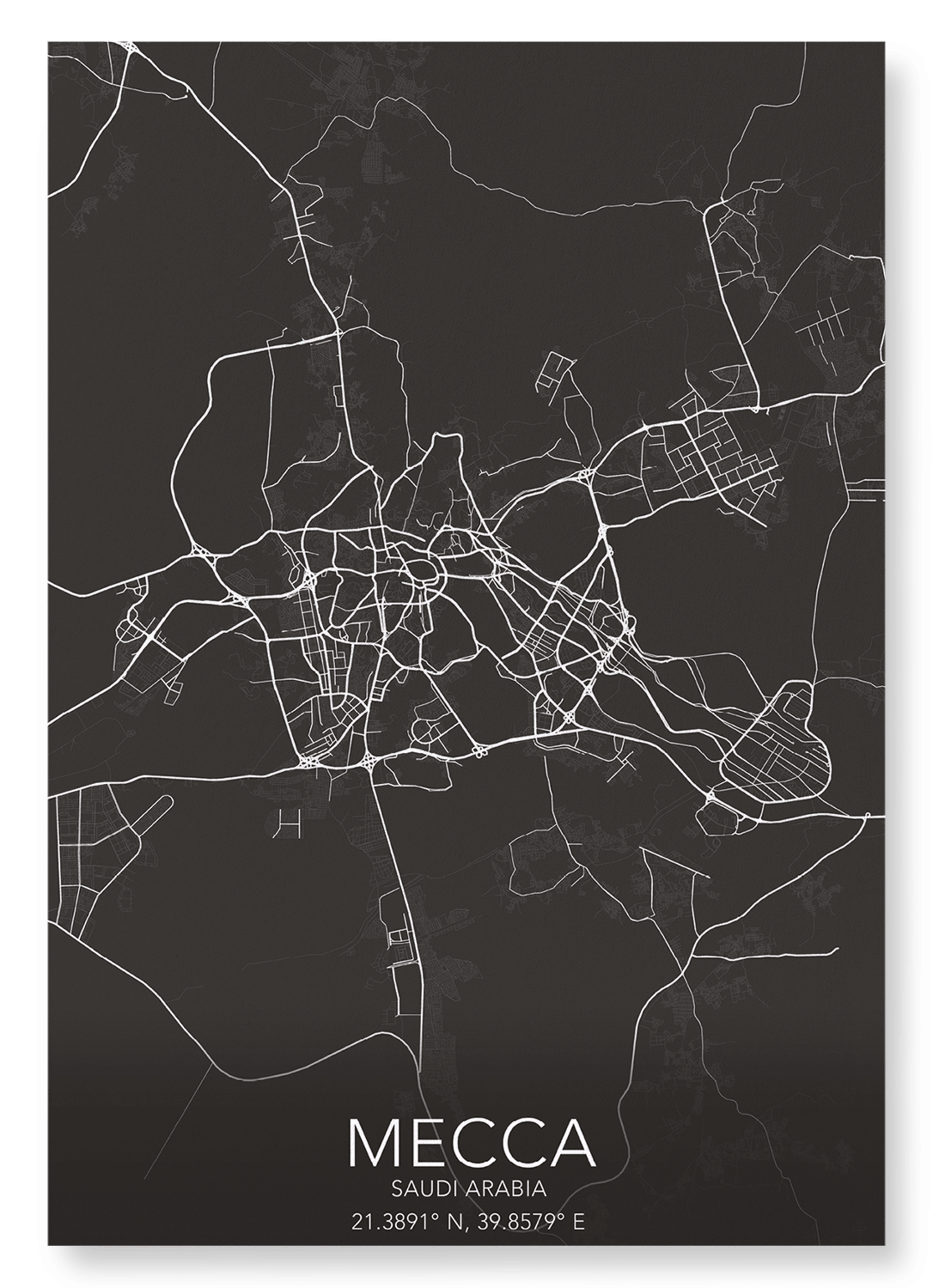 MECCA FULL: Map Full Art Print