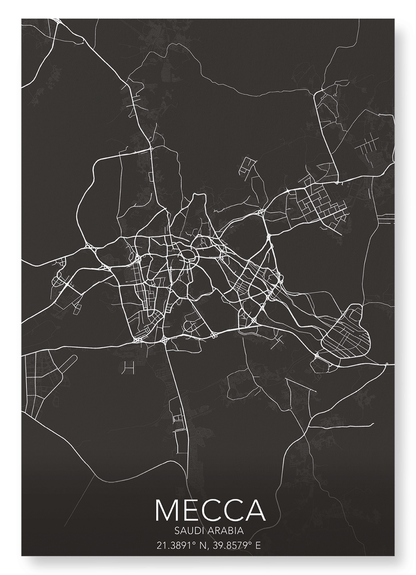 MECCA FULL: Map Full Art Print