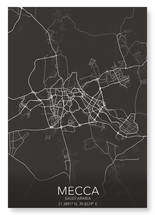 MECCA FULL: Map Full Art Print