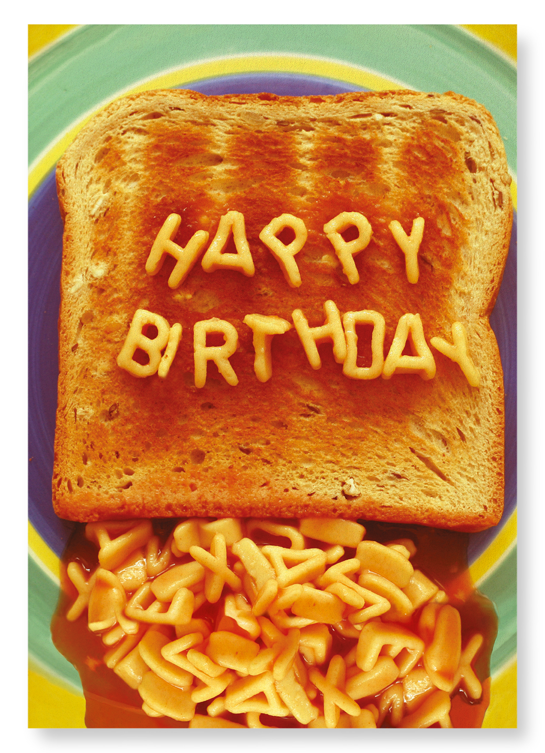 ALPHABET PASTA BIRTHDAY: Photo Art Print