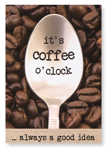 COFFEE O’CLOCK: Photo Art Print
