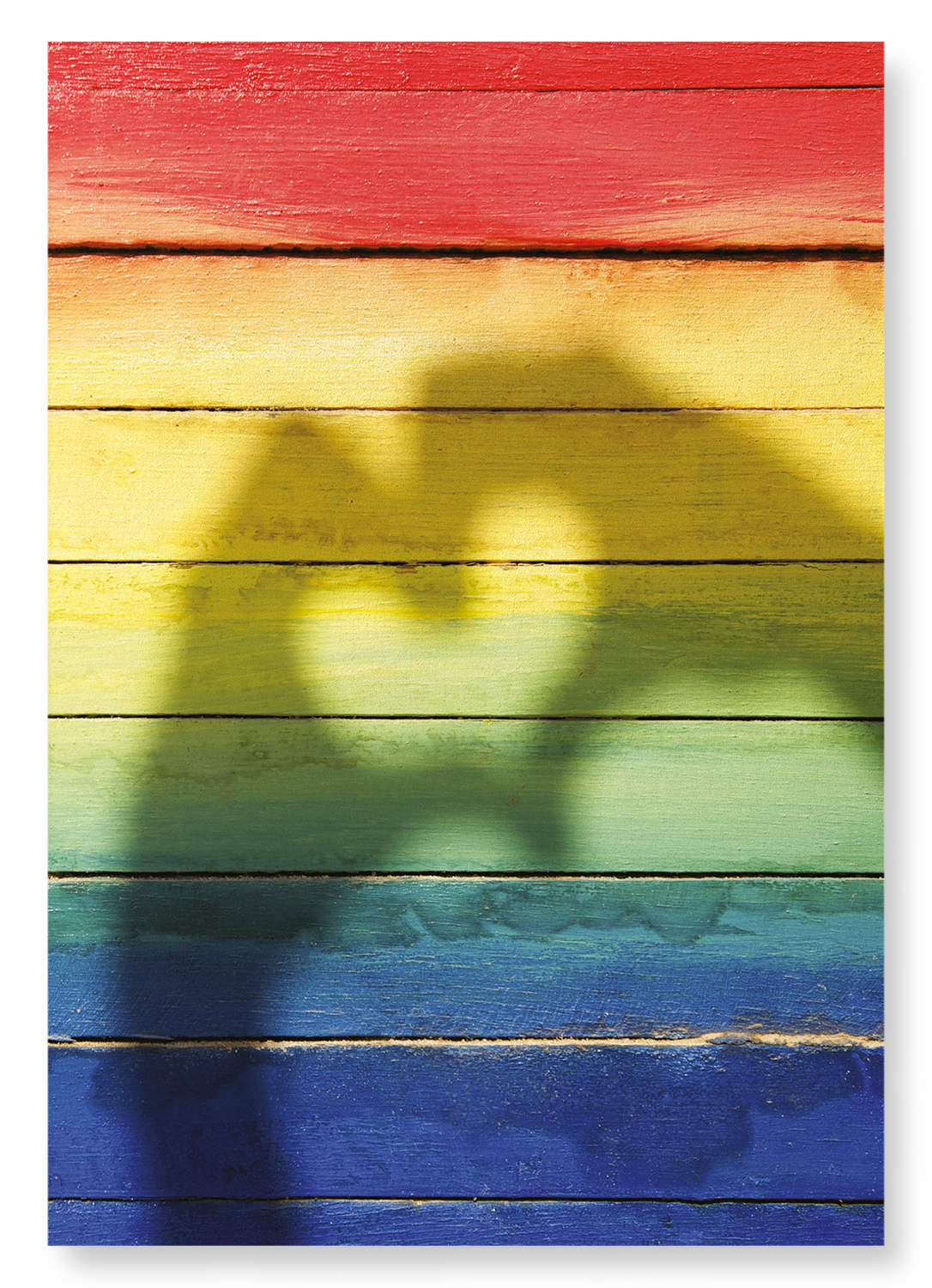 RAINBOW HEART: Photo Art Print