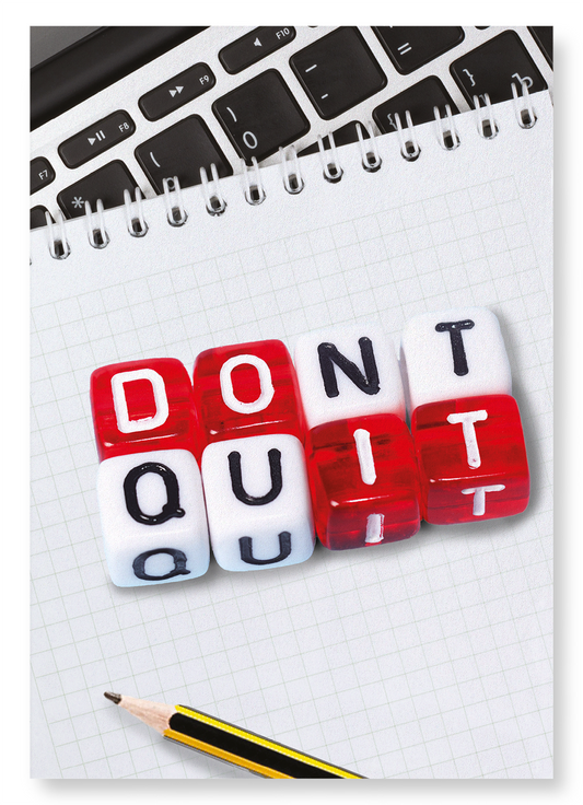 DON’T QUIT, DO IT: Photo Art Print