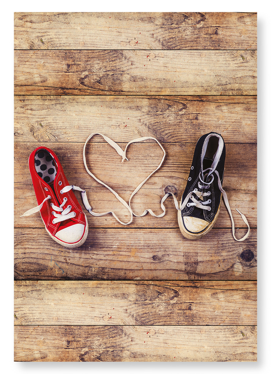 SHOELACE OF LOVE: Photo Art Print