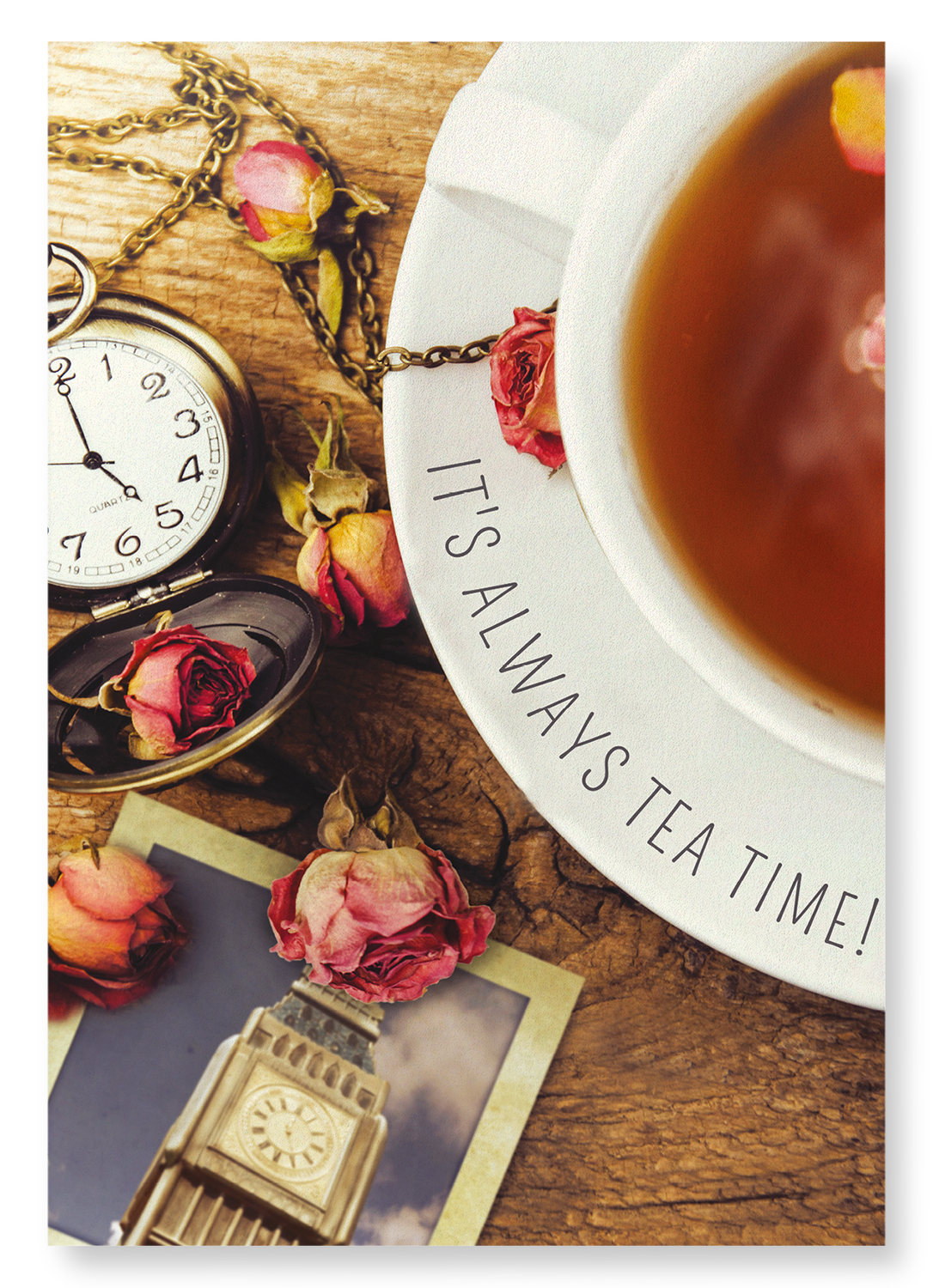 BRITISH AFTERNOON TEA: Photo Art Print