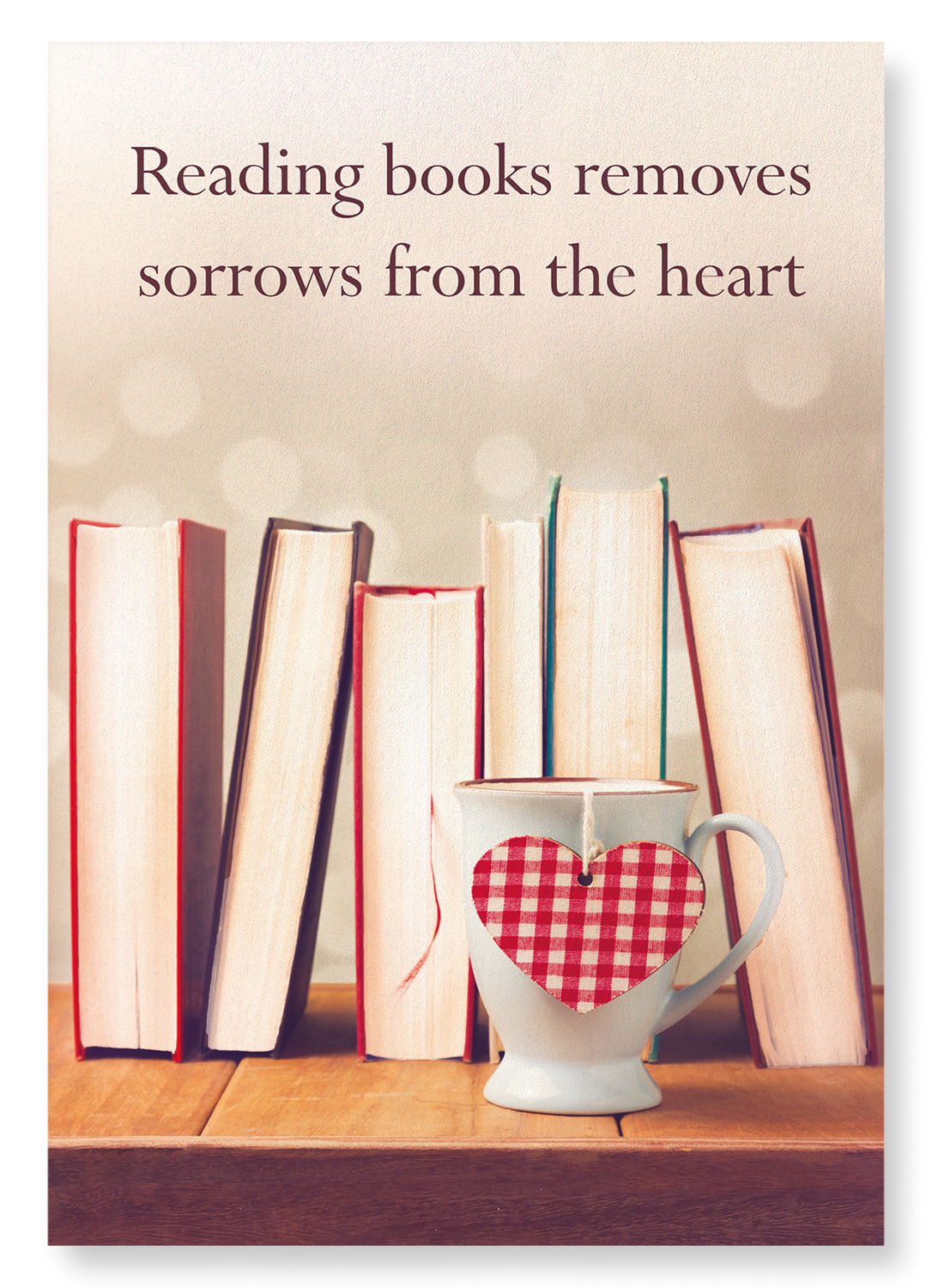 READING FOR THE HEART: Photo Art Print