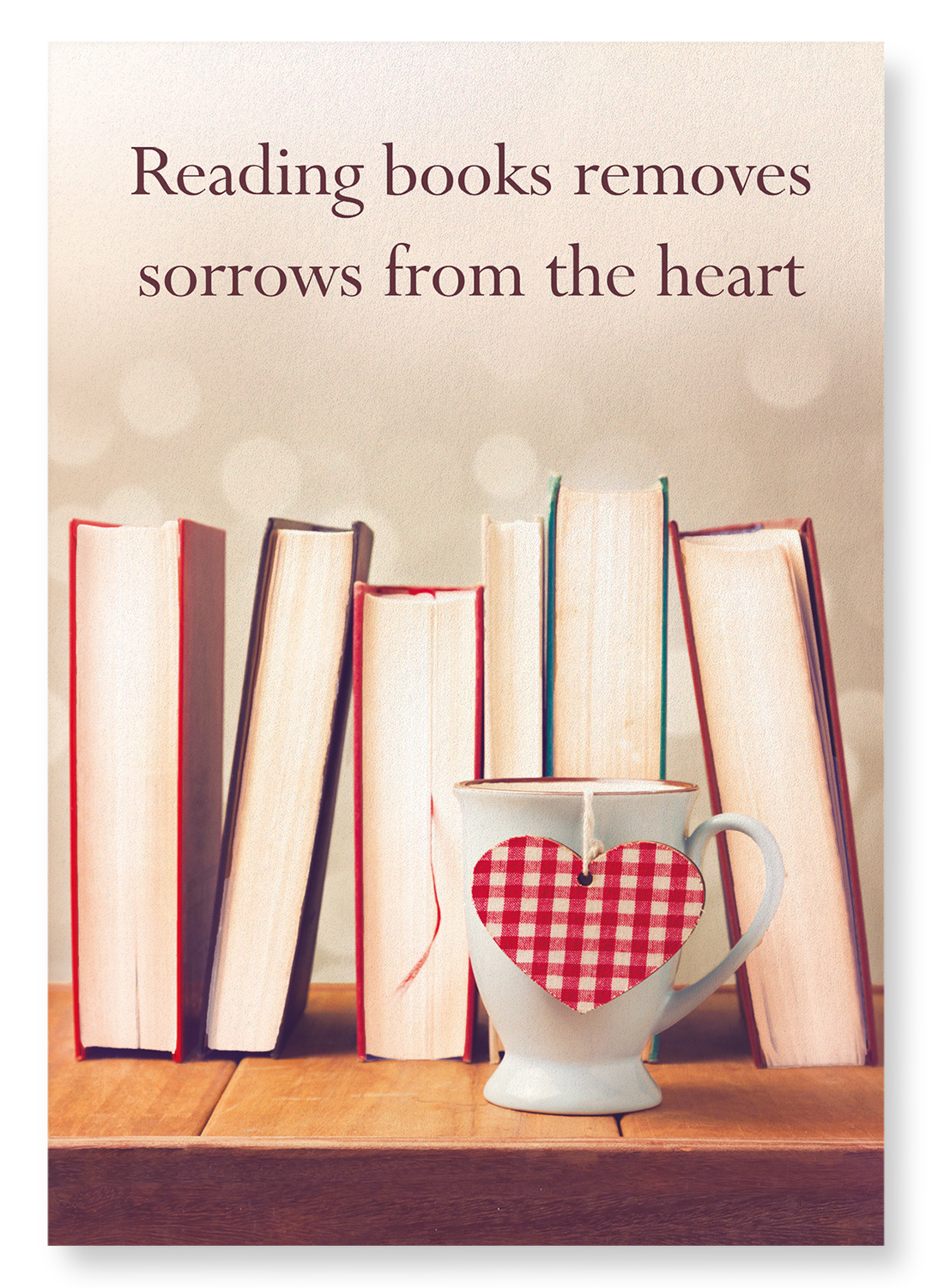 READING FOR THE HEART: Photo Art print