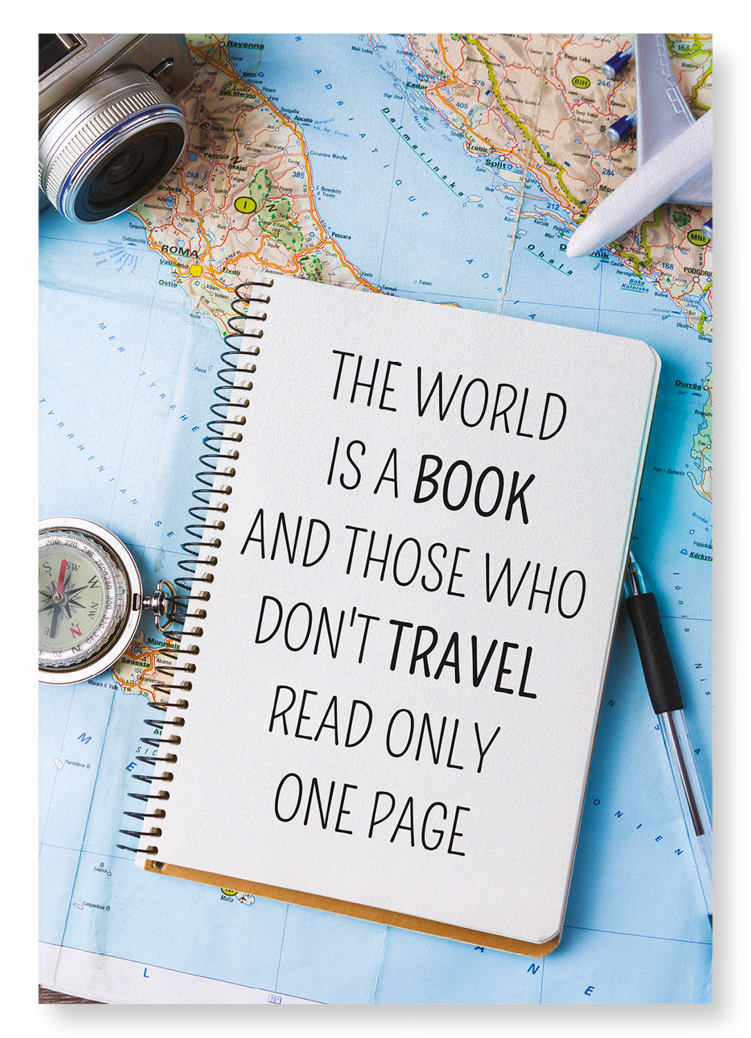 THE WORLD IS A BOOK: Photo Art print