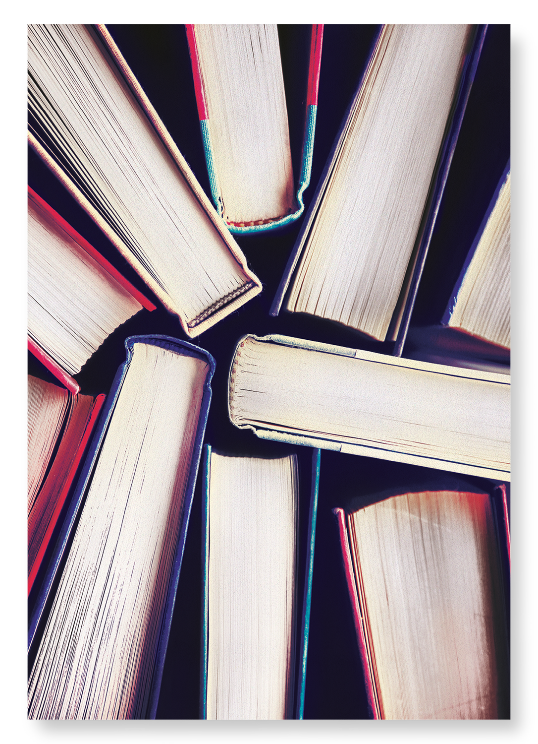 SNAPSHOT OF BOOKS: Photo Art Print