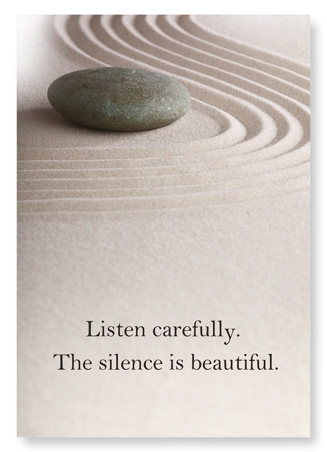 ZEN STONE: Photo Art Print