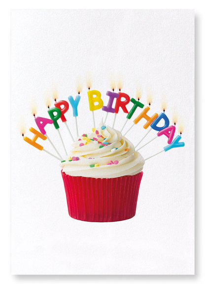 BIRTHDAY CUPCAKE: Photo Art Print