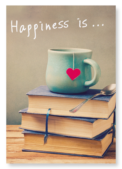 TEA AND BOOKS: Photo Art Print
