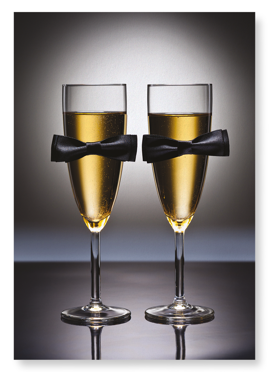 BOW TIE CHAMPAGNE: Photo Art Print