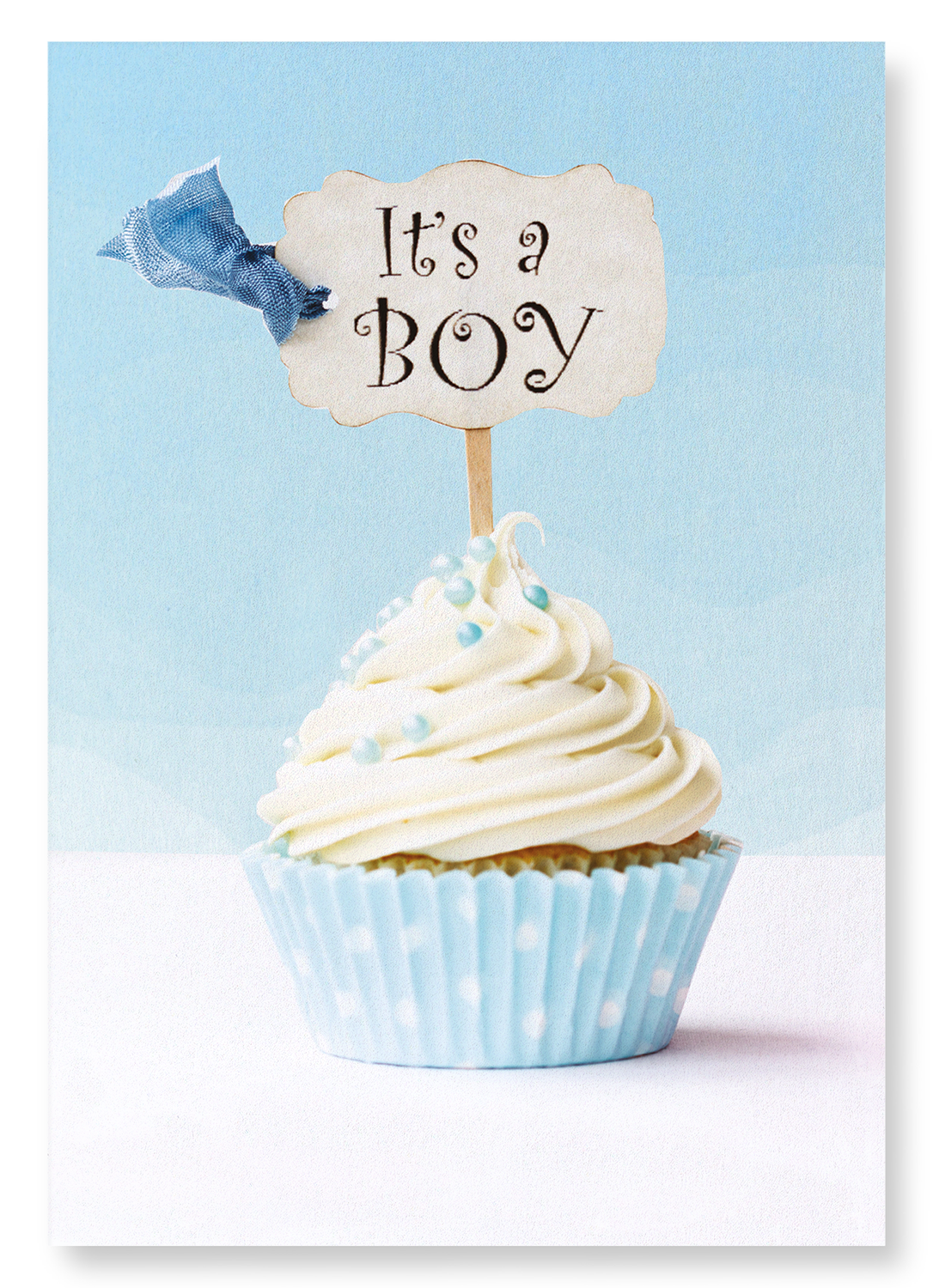 IT’S A BOY CUPCAKE: Photo Art Print