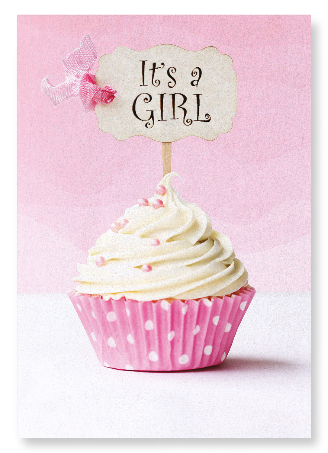 IT’S A GIRL CUPCAKE: Photo Art Print