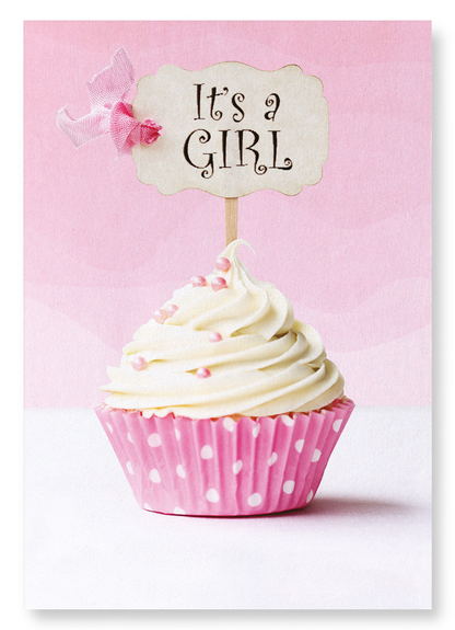 IT’S A GIRL CUPCAKE: Photo Art Print