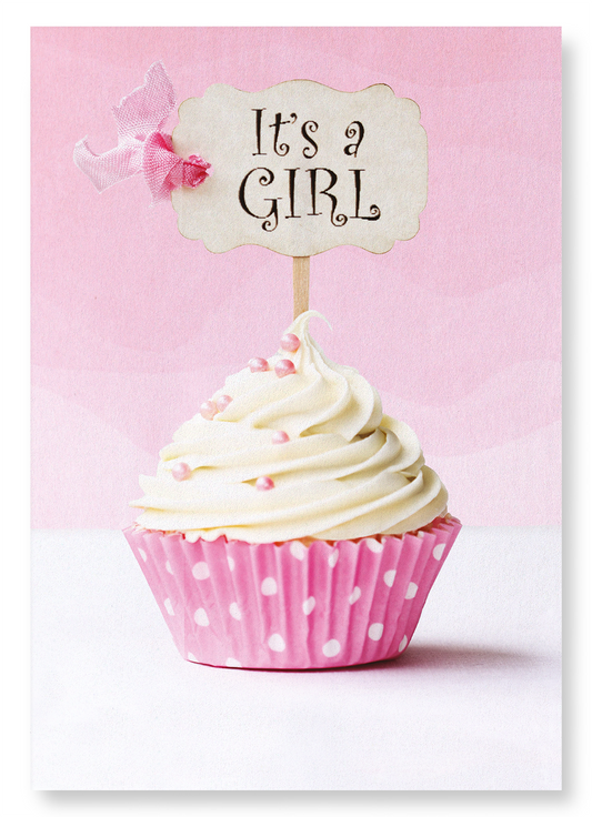 IT’S A GIRL CUPCAKE: Photo Art Print