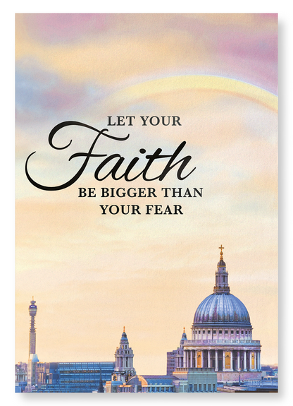 FAITH BIGGER THAN FEAR: Photo Art Print