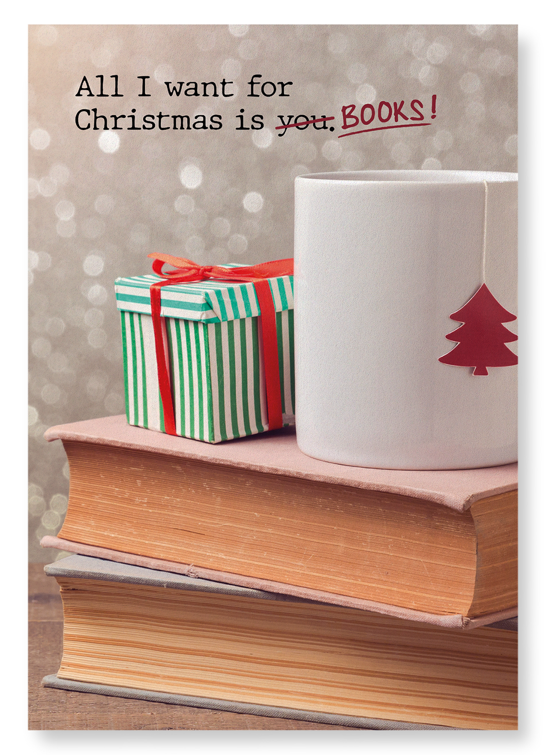 ALL I WANT IS BOOKS: Photo Art Print