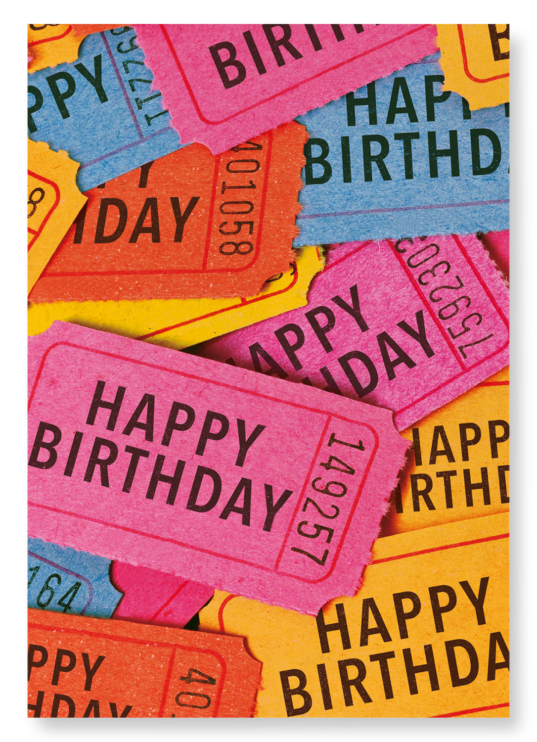 TICKETS OF BIRTHDAY WISHES: Photo Art Print