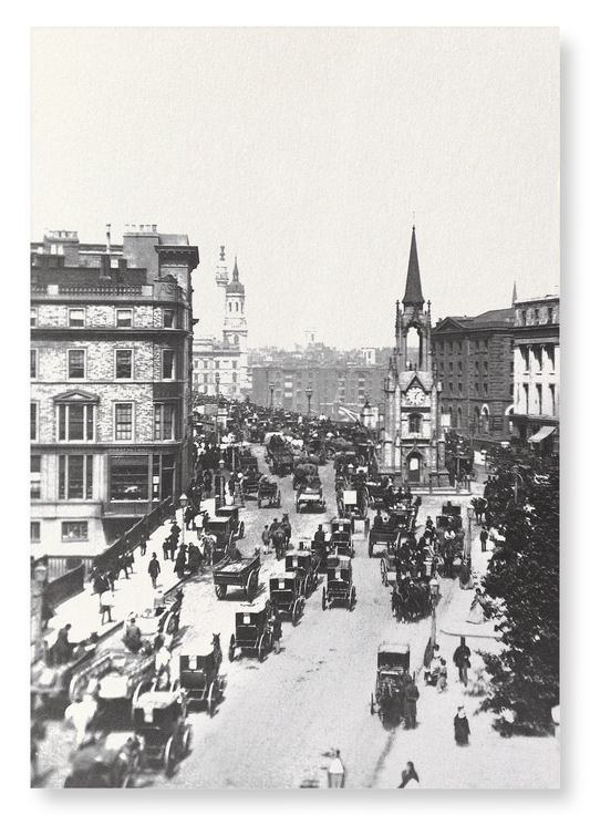 LONDON BRIDGE FROM BOROUGH (1862-79): Photo Art Print