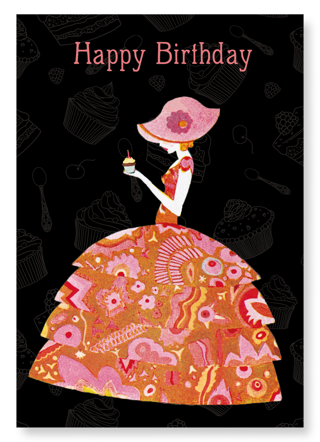 BIRTHDAY GIRL: Vintage Art Print