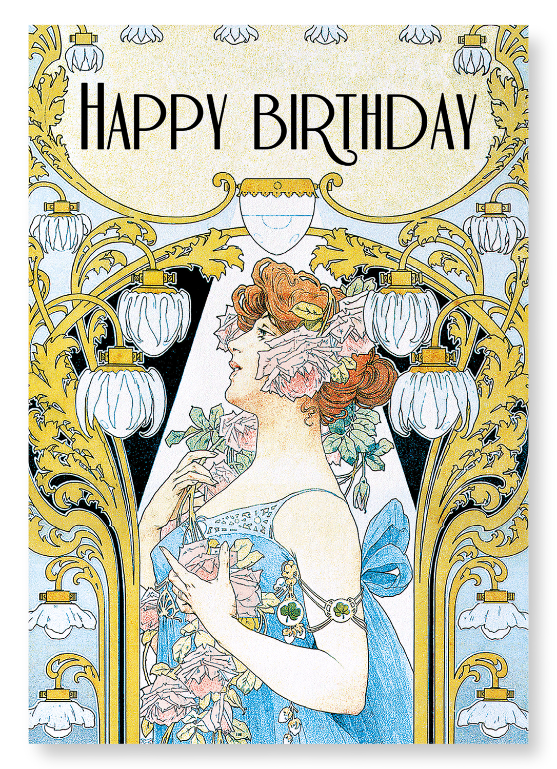 HAPPY BIRTHDAY: Vintage Art Print