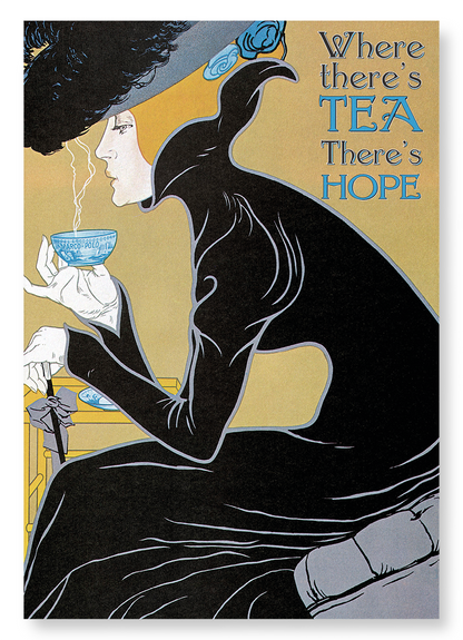 TEA COMFORT: Vintage Art Print