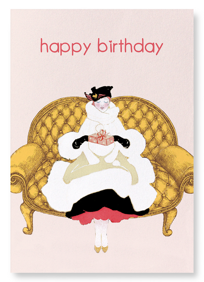 BIRTHDAY WISHES: Vintage Art Print