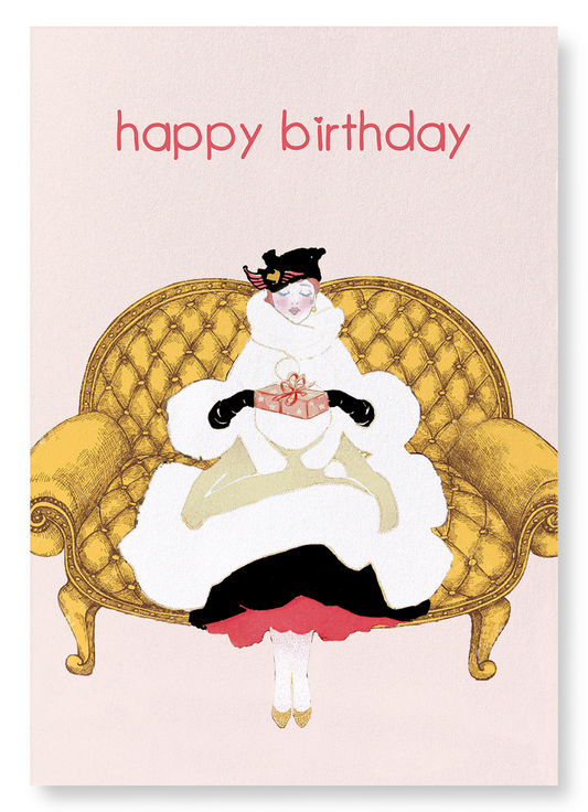 BIRTHDAY WISHES: Vintage Art Print