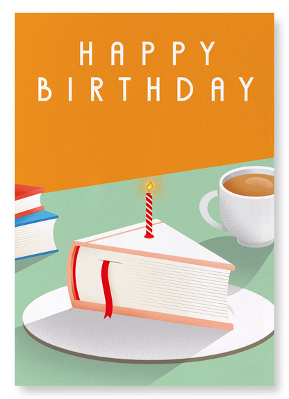 SLICE OF BIRTHDAY BOOK: Modern deco Art Print