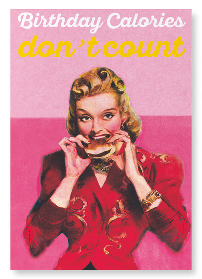 BIRTHDAY BURGER: Vintage Art Print