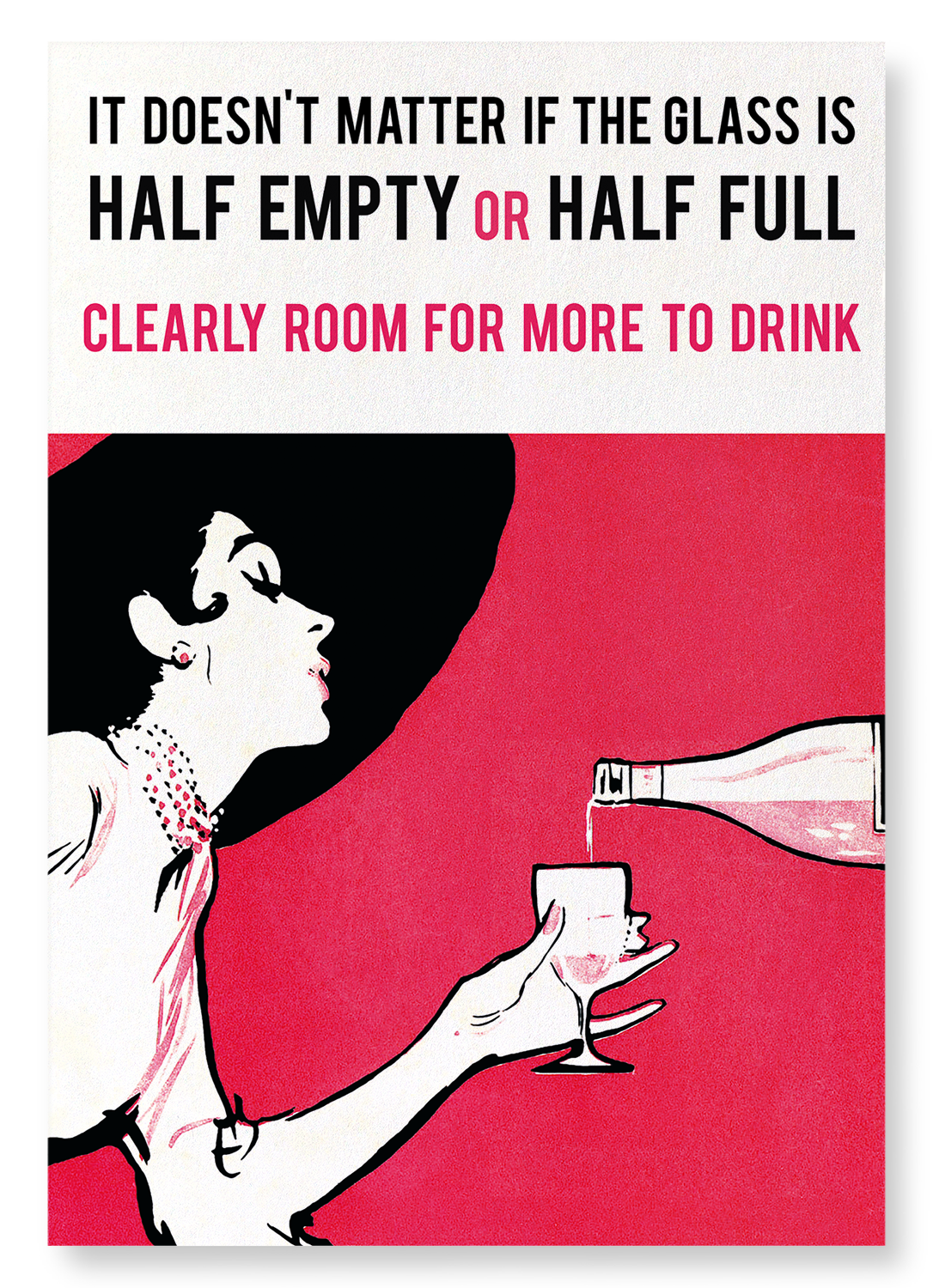 ROOM TO DRINK: Vintage Art Print