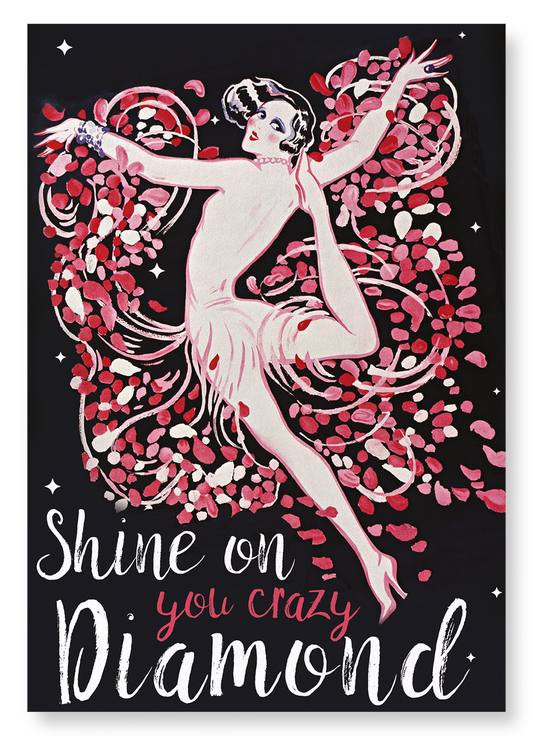 YOU CRAZY DIAMOND: Vintage Art Print