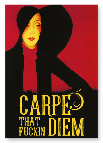 CARPE DIEM: Vintage Art Print