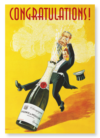 CONGRATULATIONS POP: Vintage Art Print